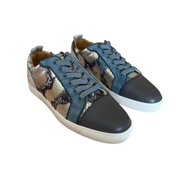 Christian Louboutin Leather Louis Junior Orlato Flat, Sizes 42